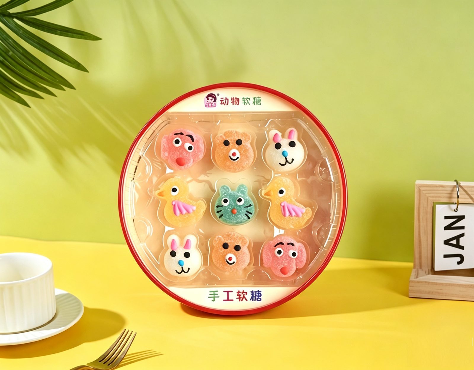 Ocean animal gummy tin