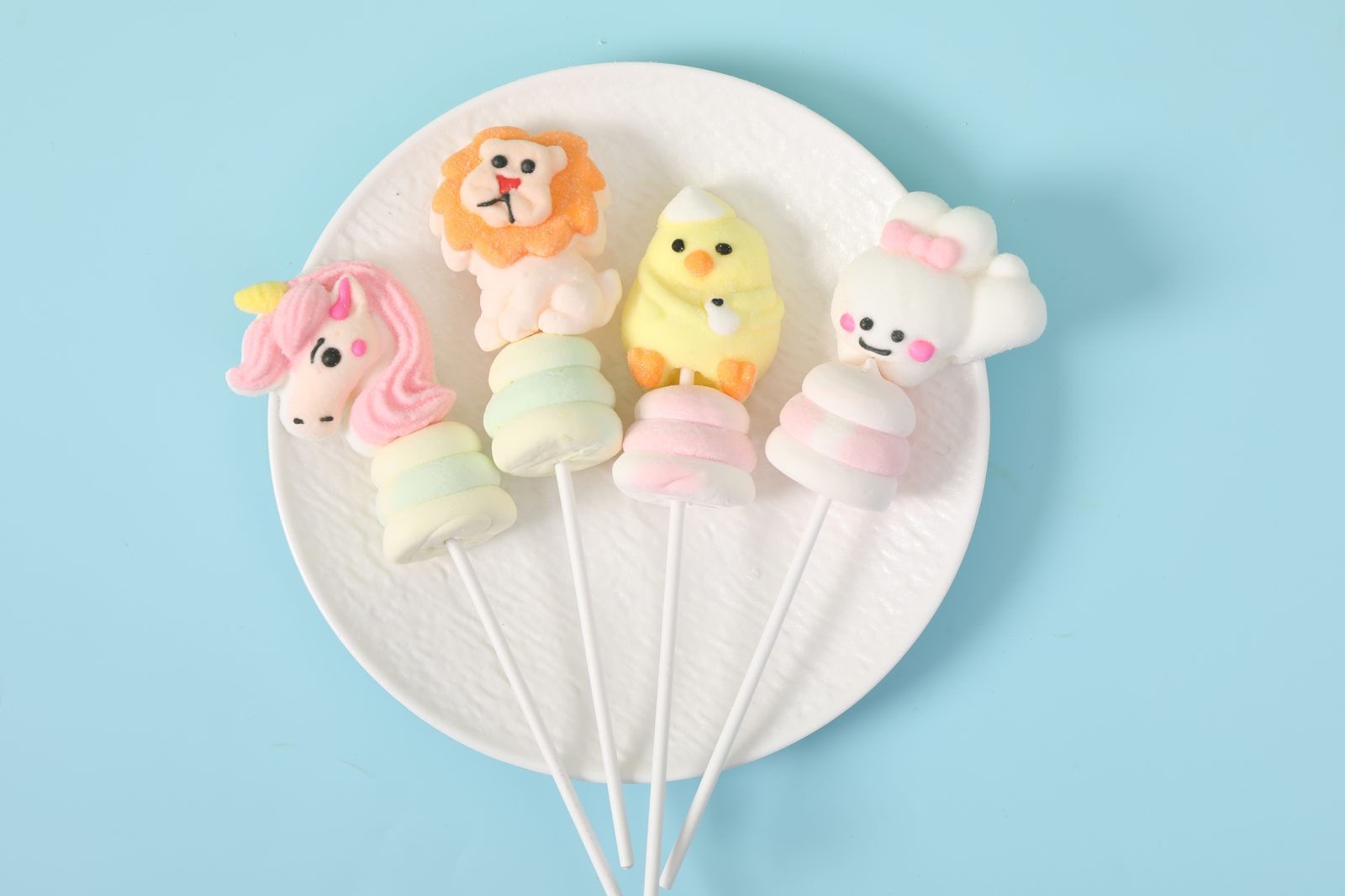 Animal marshmallow display