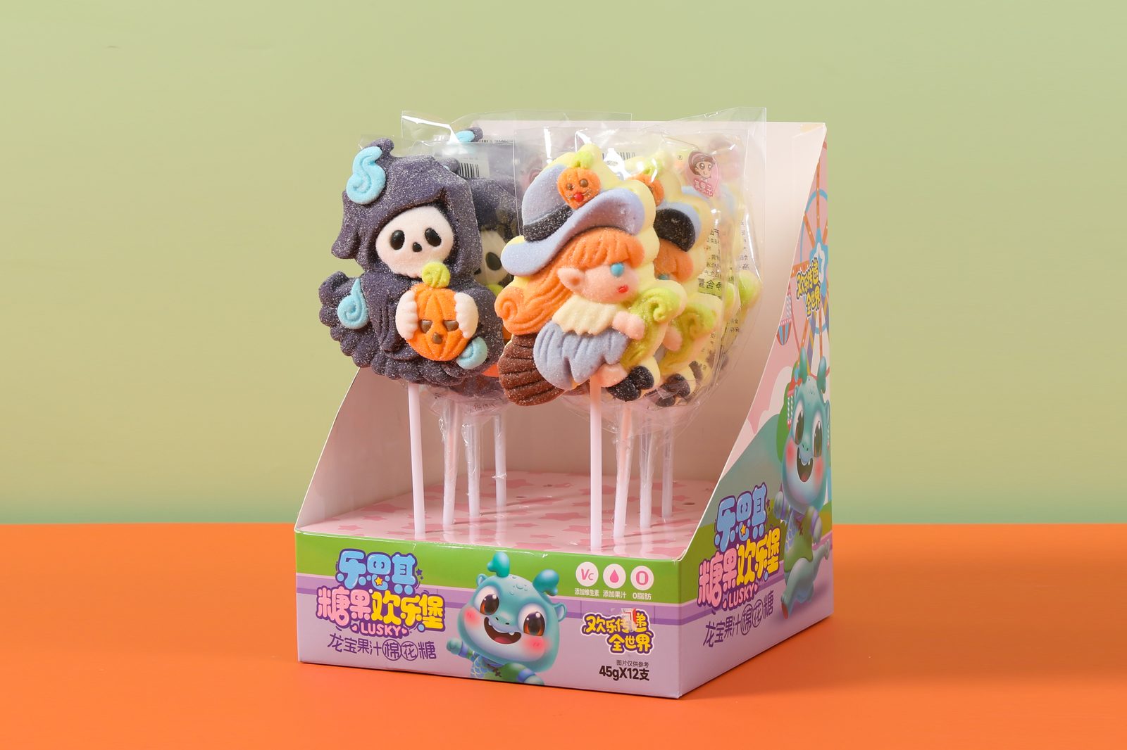 Dragon pop marshmallow 45g - display box